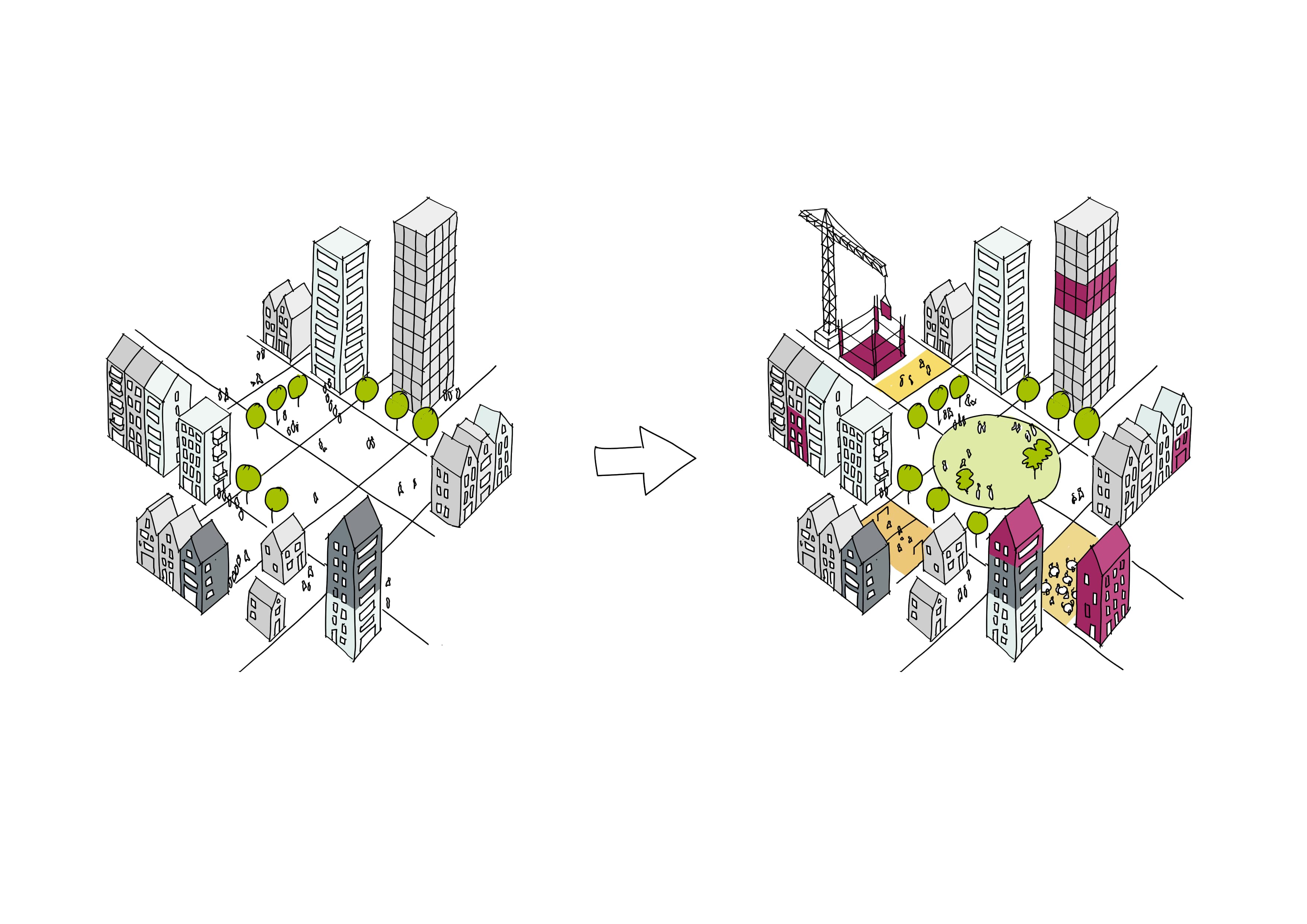 Housing transformation from isolated systems to connected Fair Squares community